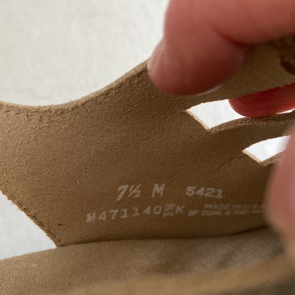 NEW Munro Abby gold bronze, copper leather sandal sz. 7.5 M - Picture 8 of 8